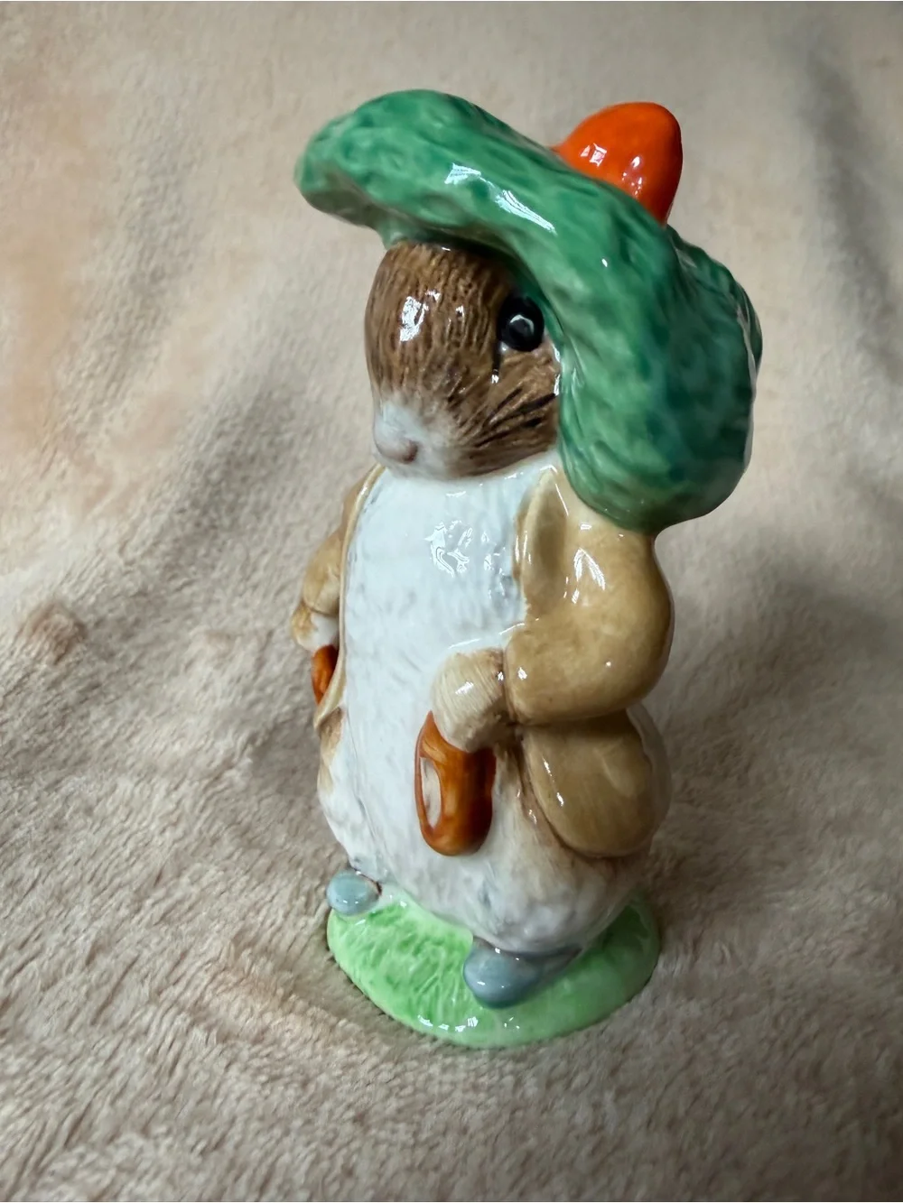 Beswick Beatrix Potter Benjamin Bunny Figurine England With Vintage Box